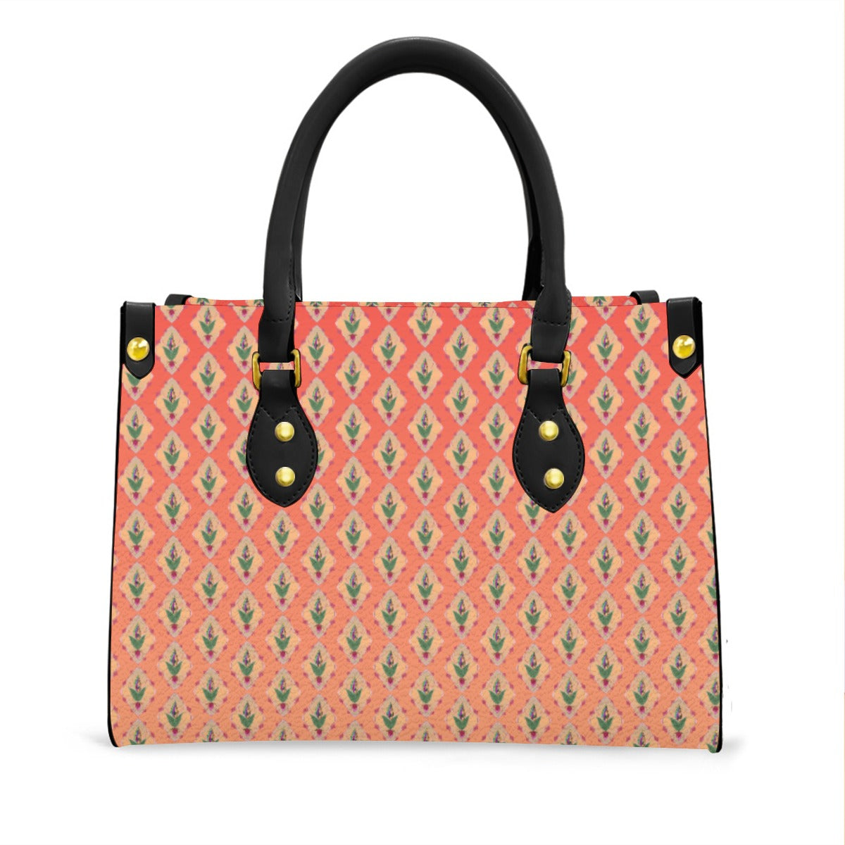 Women's Tote Bag With Black Handle