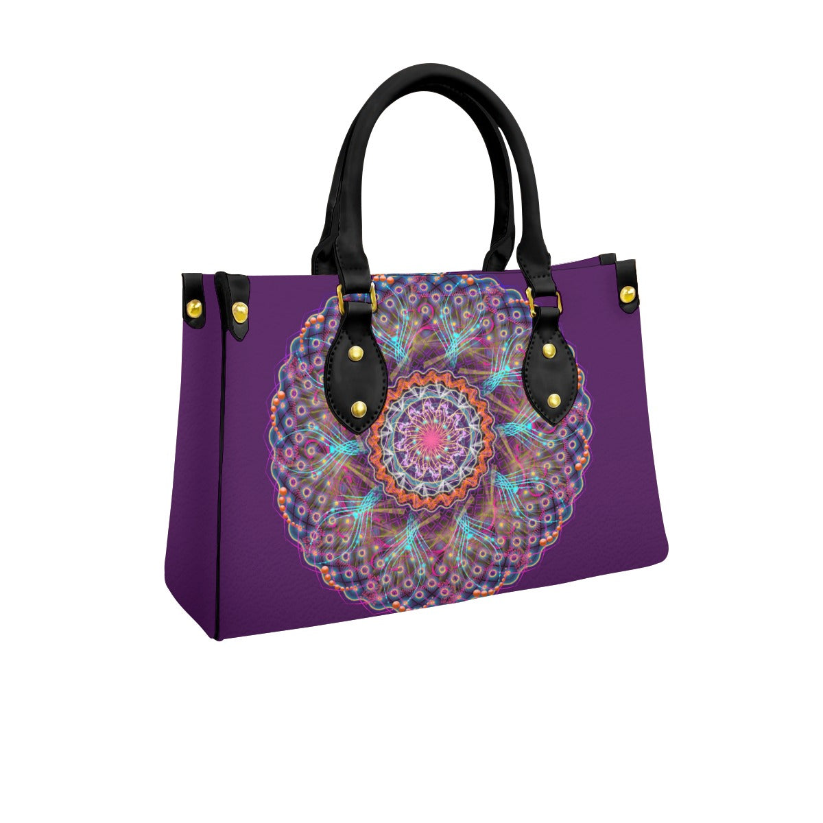 Women's Tote Bag With Black Handle