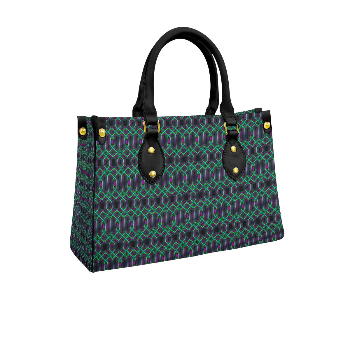 Women's Tote Bag With Black Handle