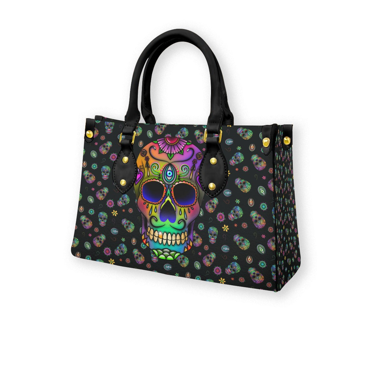 Women's Tote Bag With Black Handle