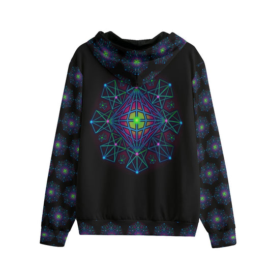 All-Over Print Unisex Pullover Hoodie With Zipper Closure | 310GSM Cotton