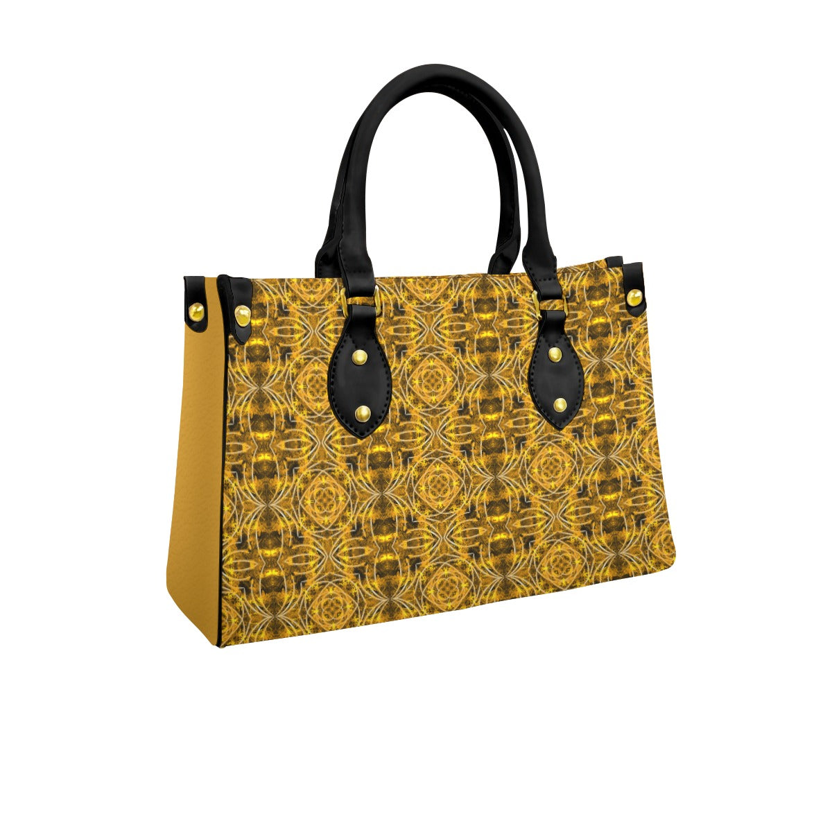 Women's Tote Bag With Black Handle