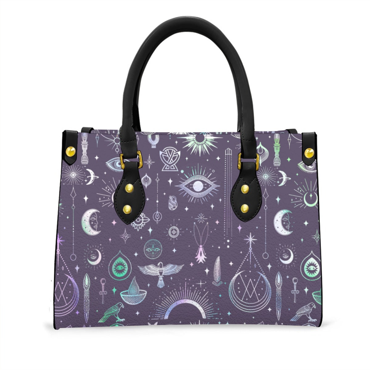 Women's Tote Bag With Black Handle