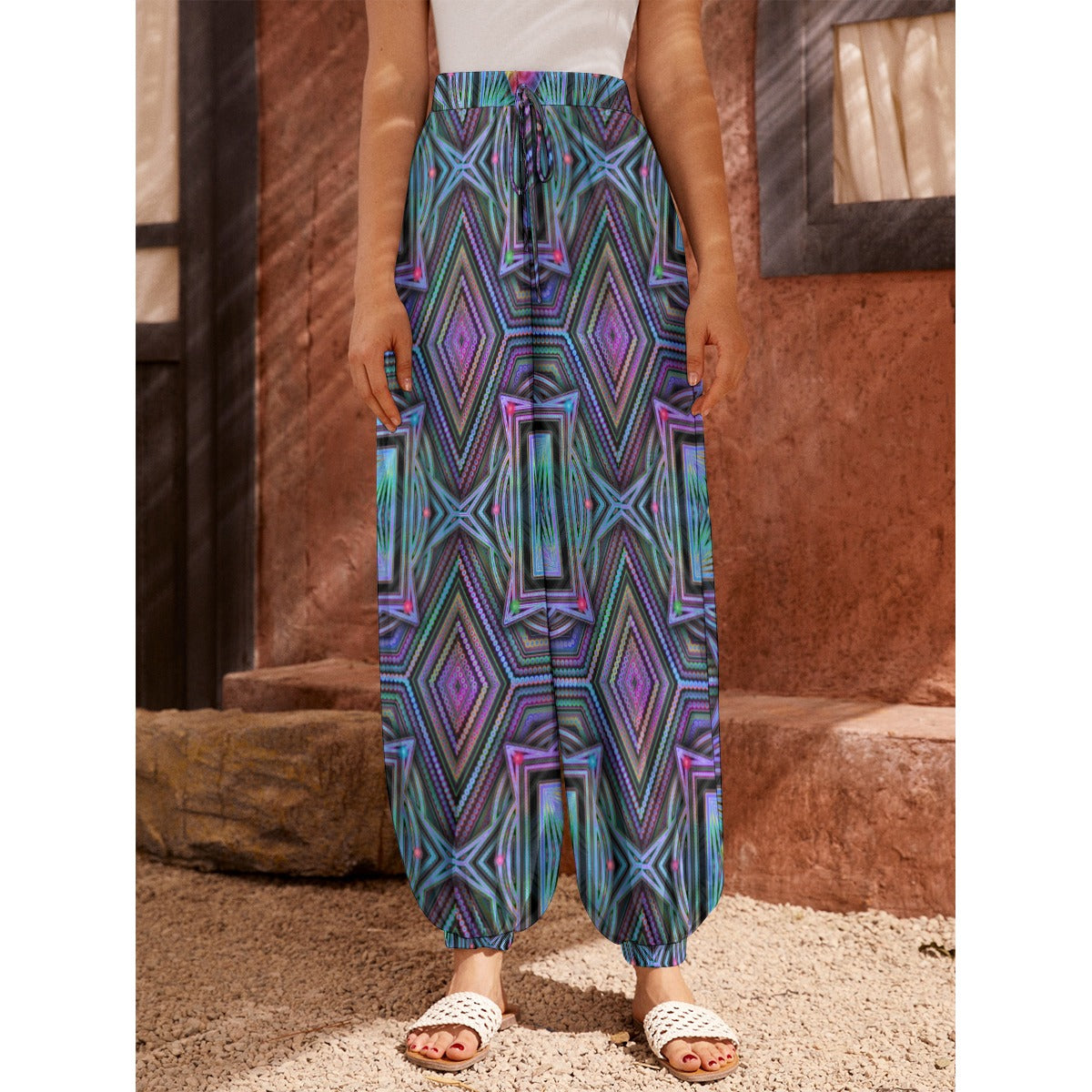 All-Over Print Women's Carrot Pants