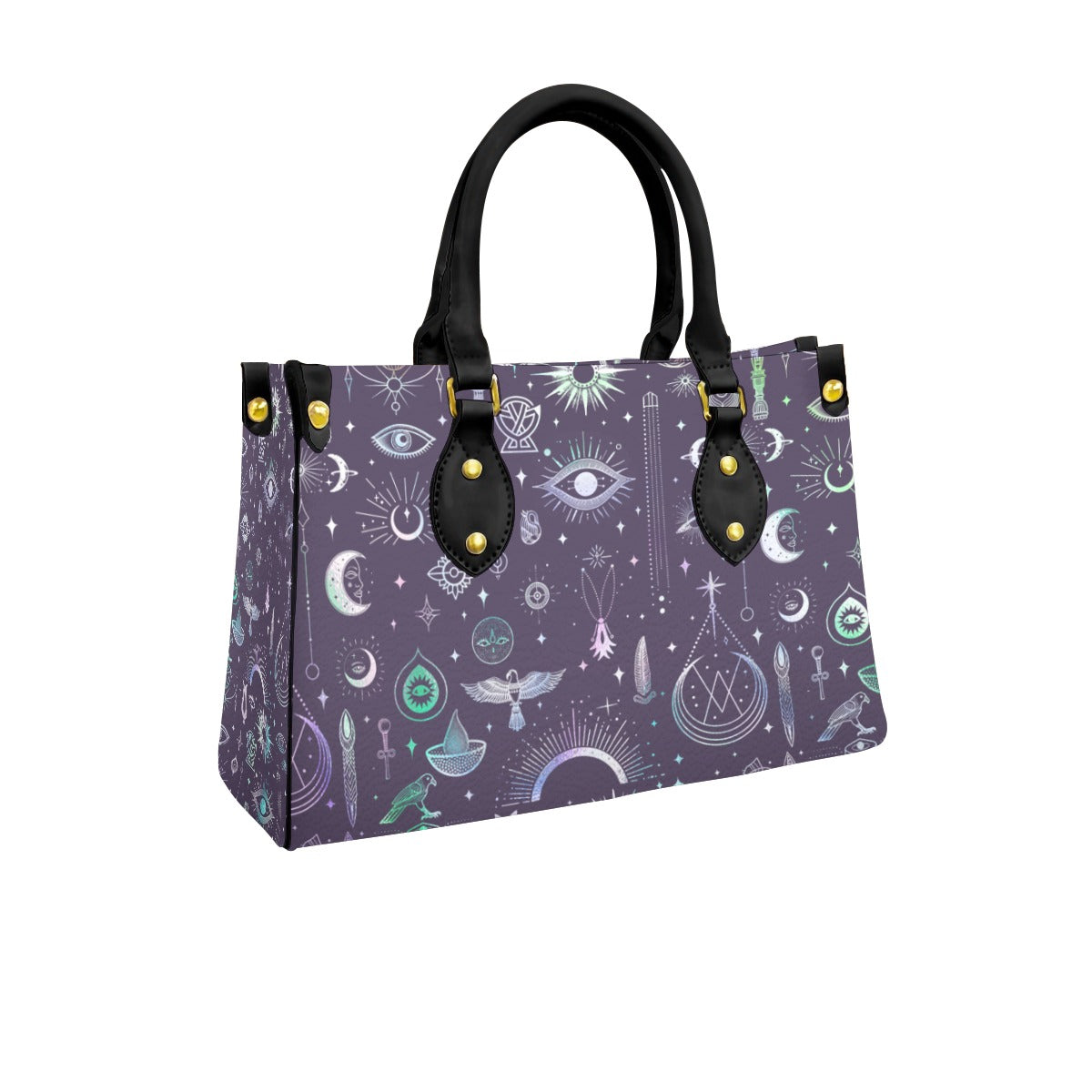 Women's Tote Bag With Black Handle