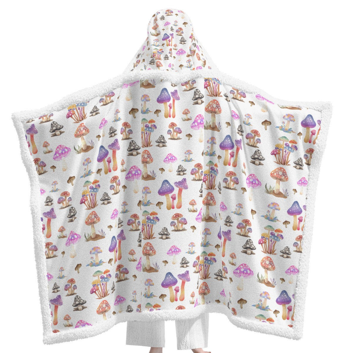 All-Over Print Unisex Wearable Hooded Blanket