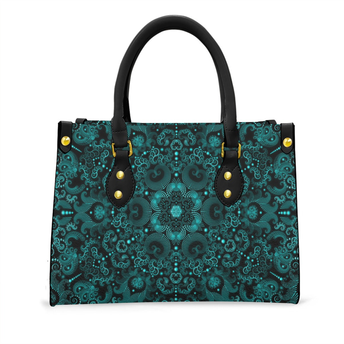 Women's Tote Bag With Black Handle