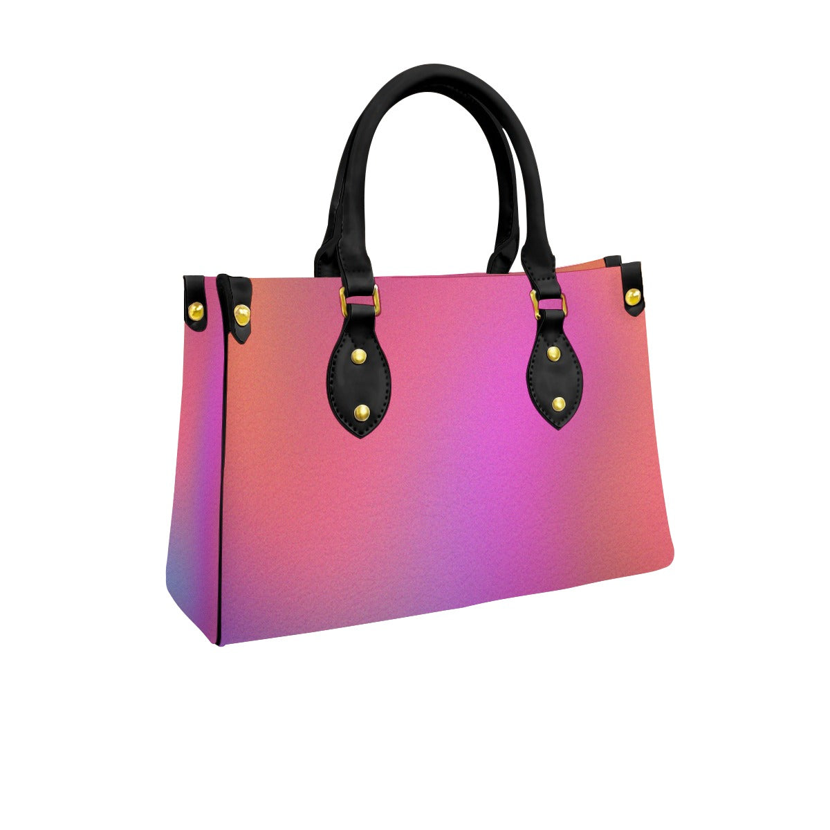 Women's Elegant Tote Bag with Black Handle