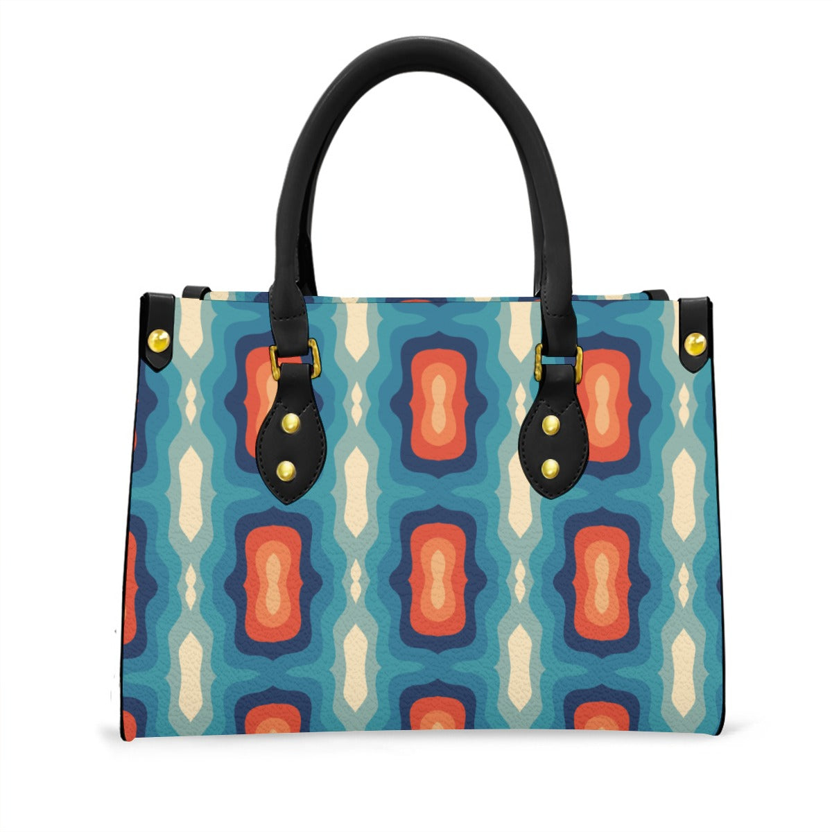 Women's Tote Bag With Black Handle