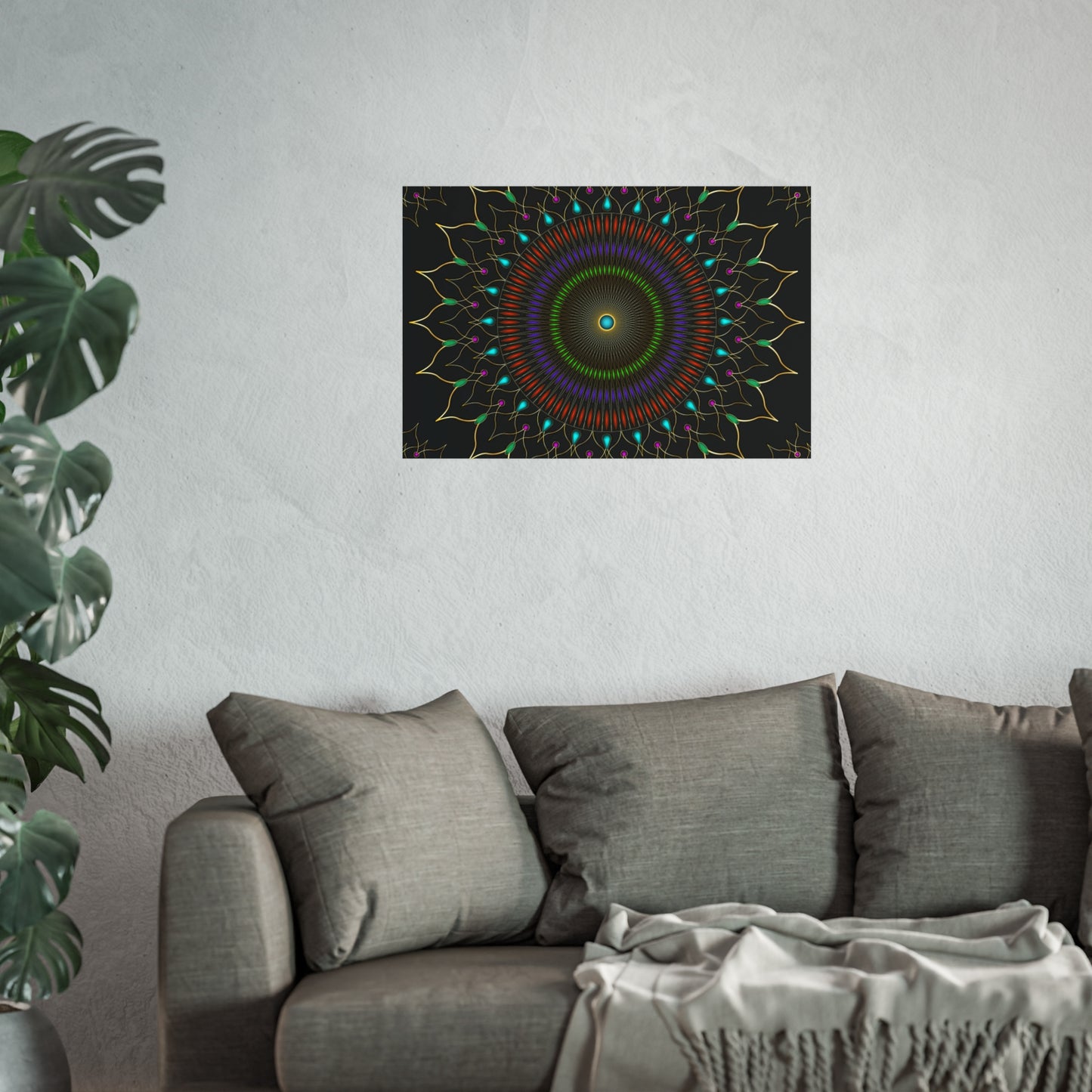 Gems Mandala Fine Art Posters