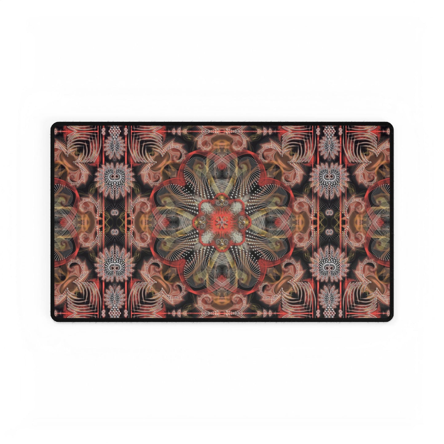 Bohemian Mandala Desk Mat - Stylish Office Decor for Creatives