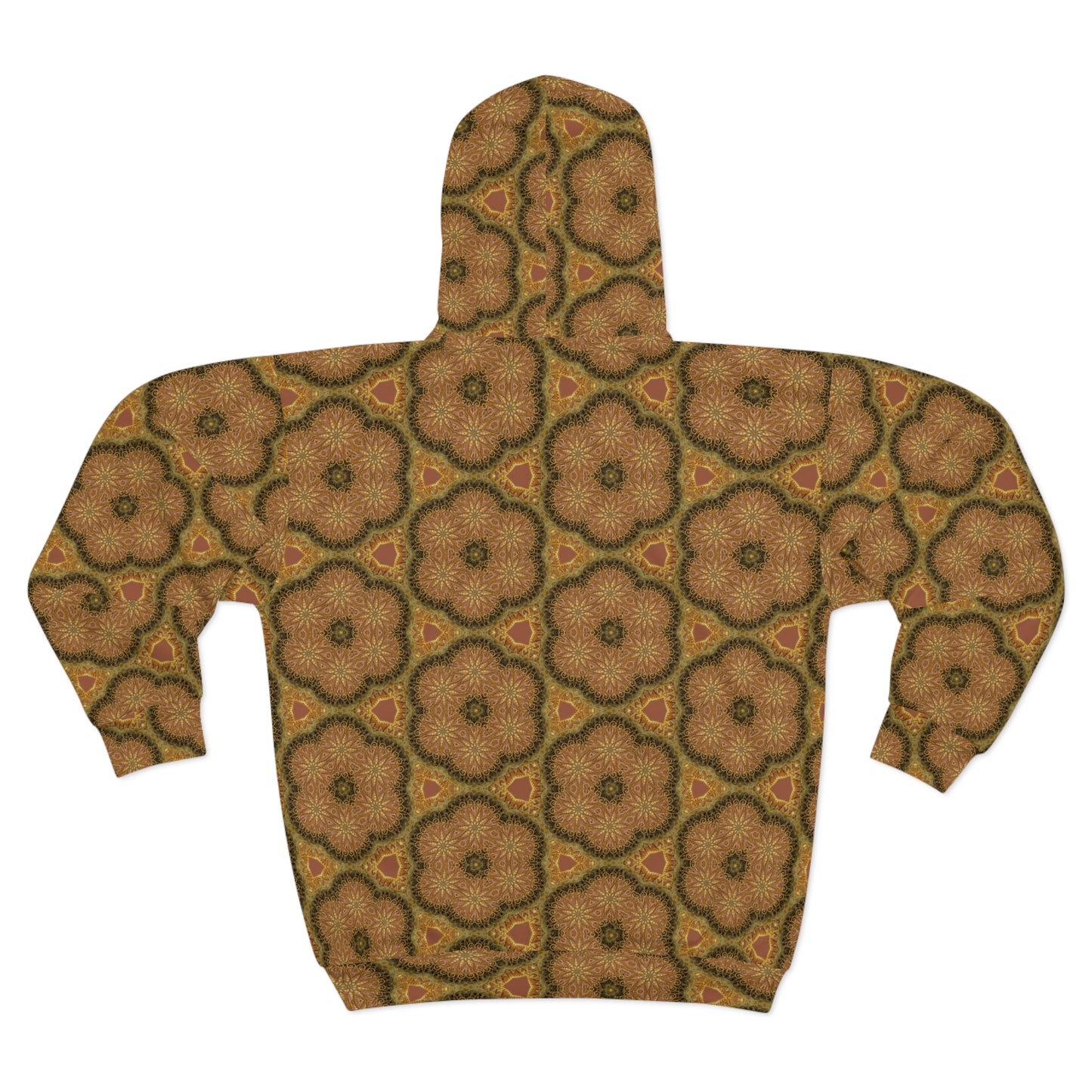 Mandala Unisex Zip Hoodie