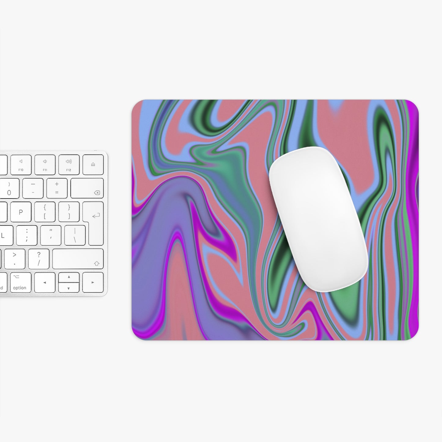 Colorful Abstract Mouse Pad - Vibrant Desk Accessory for Home Office