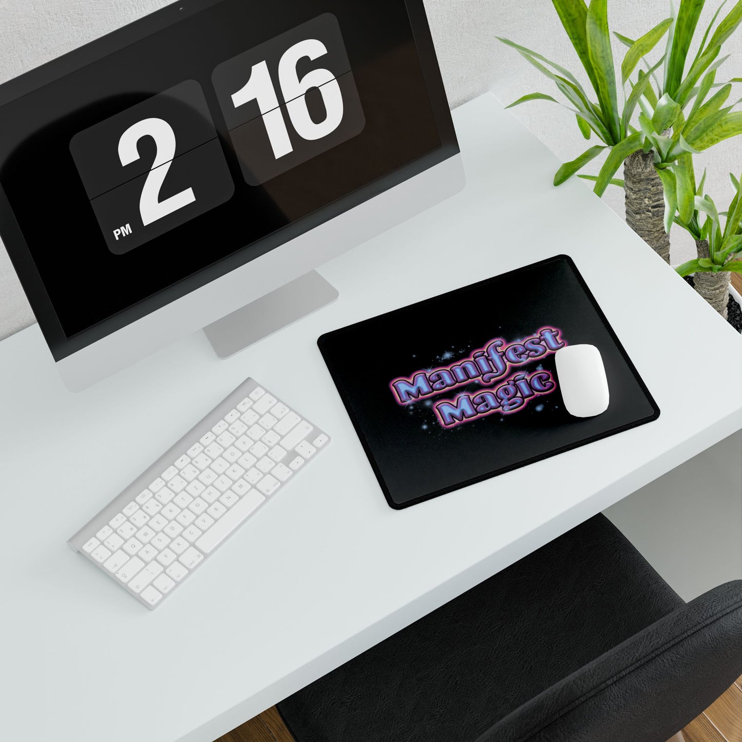 Manifest Magic Desk Mat - Inspirational Desk Accessory for Home Office