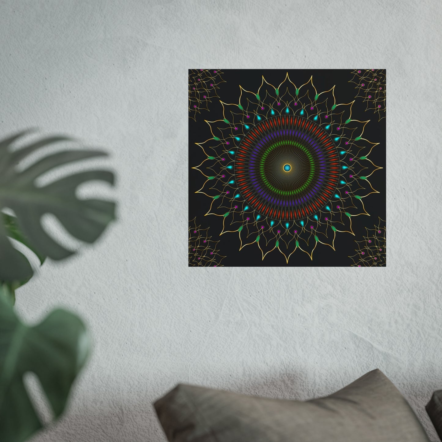 Gems Mandala Fine Art Posters