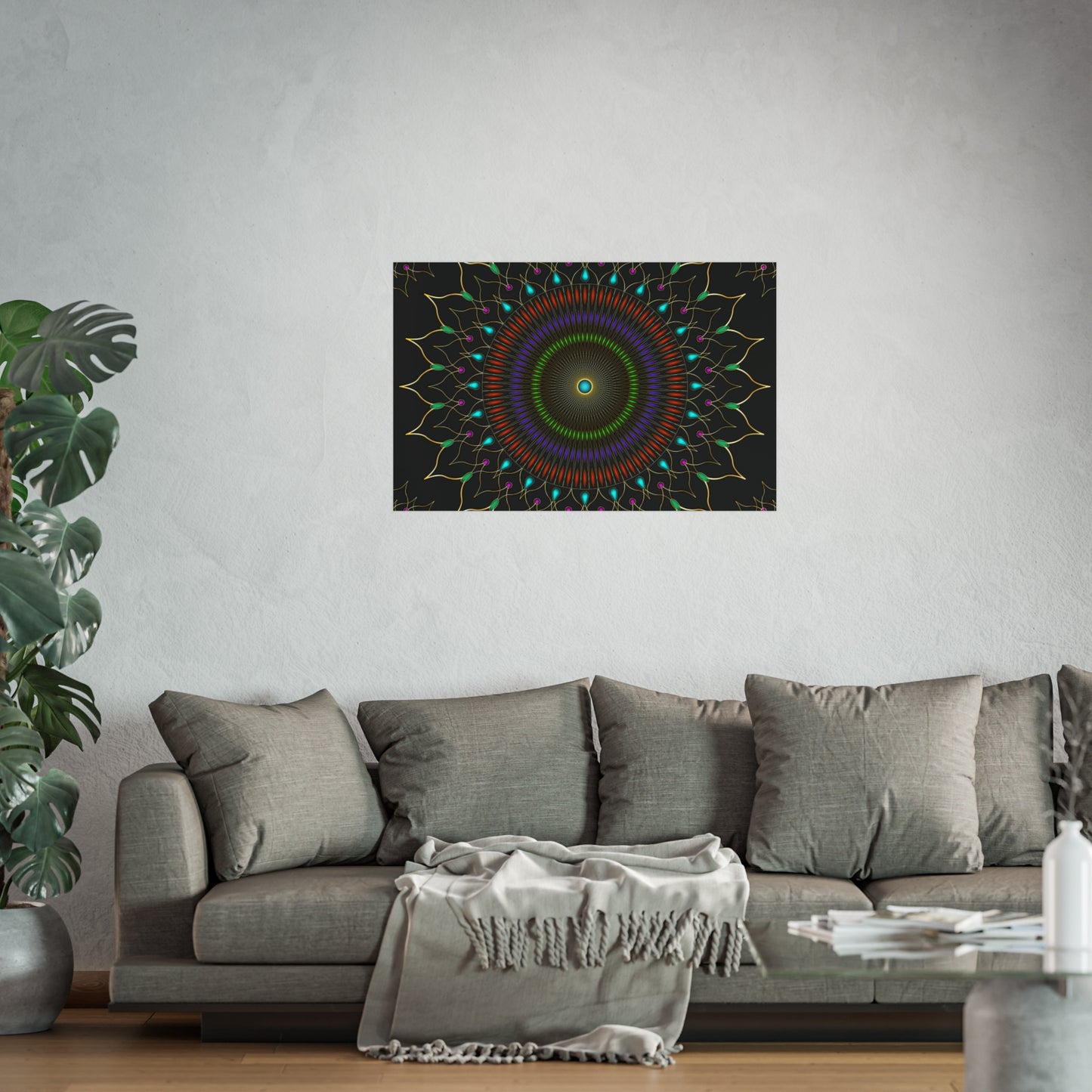 Gems Mandala Fine Art Posters