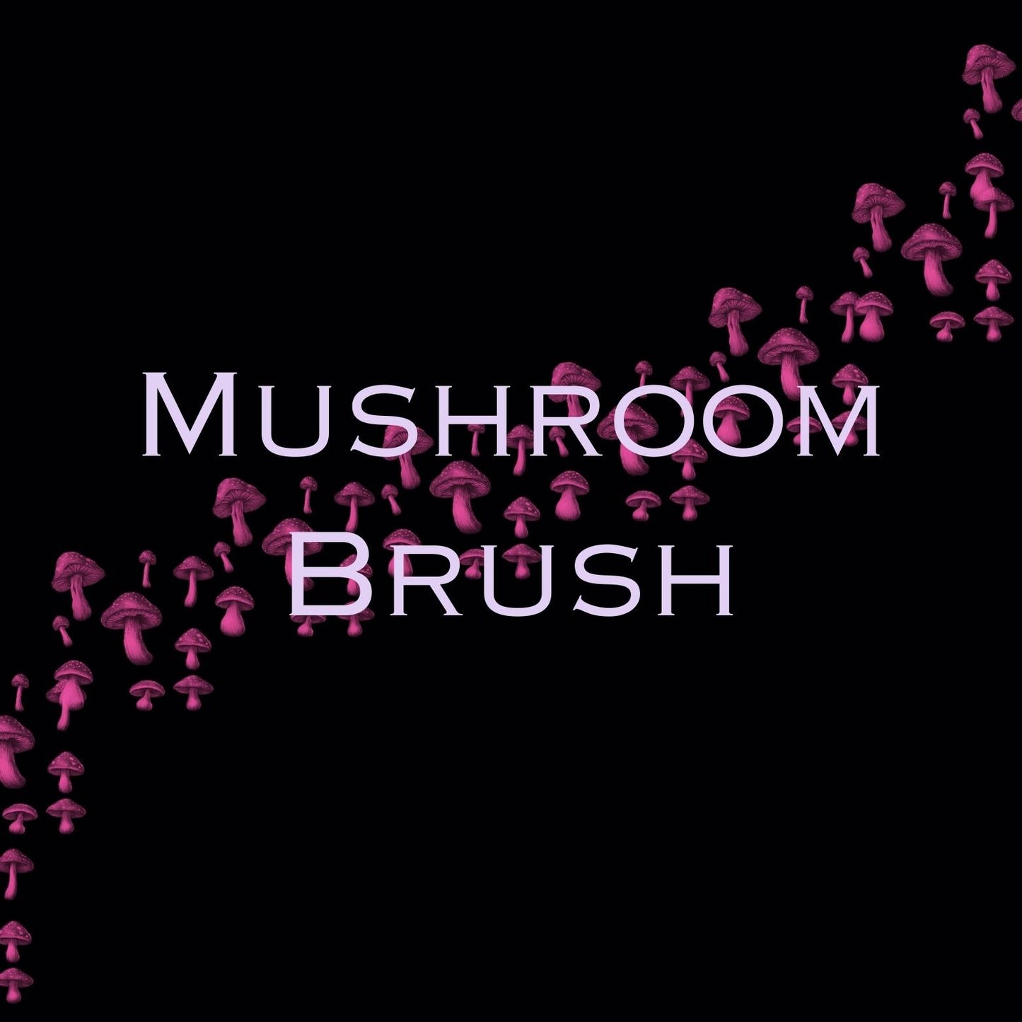 Mushroom Brushes and Stamps, PNG pack, Backgrounsd, and Bonus items!