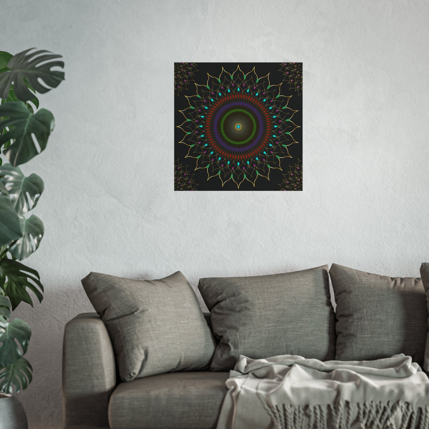 Gems Mandala Fine Art Posters