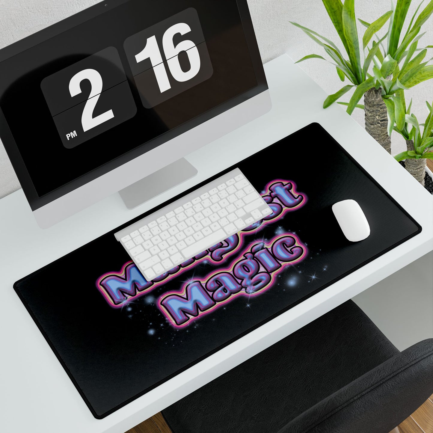 Manifest Magic Desk Mat - Inspirational Desk Accessory for Home Office