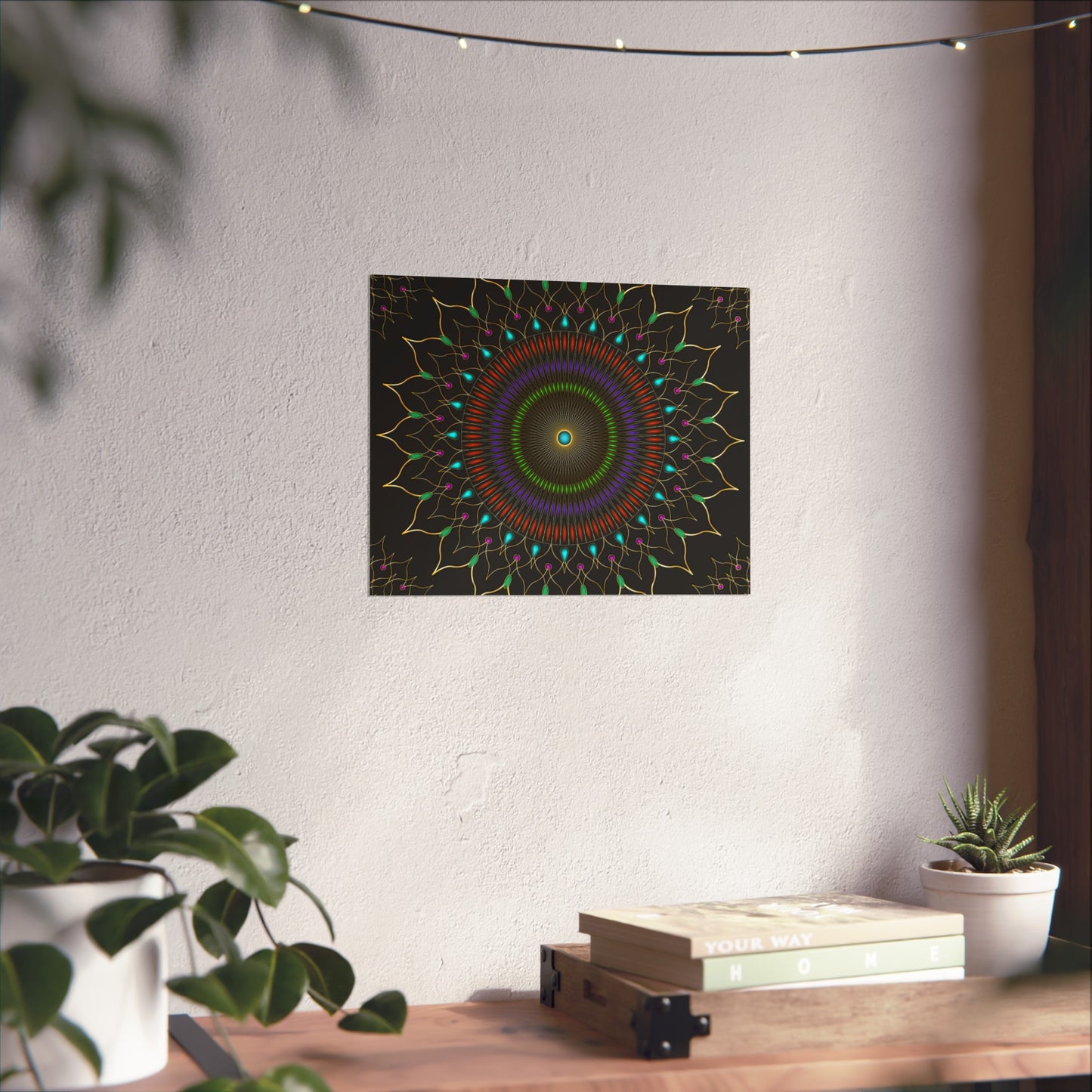 Gems Mandala Fine Art Posters