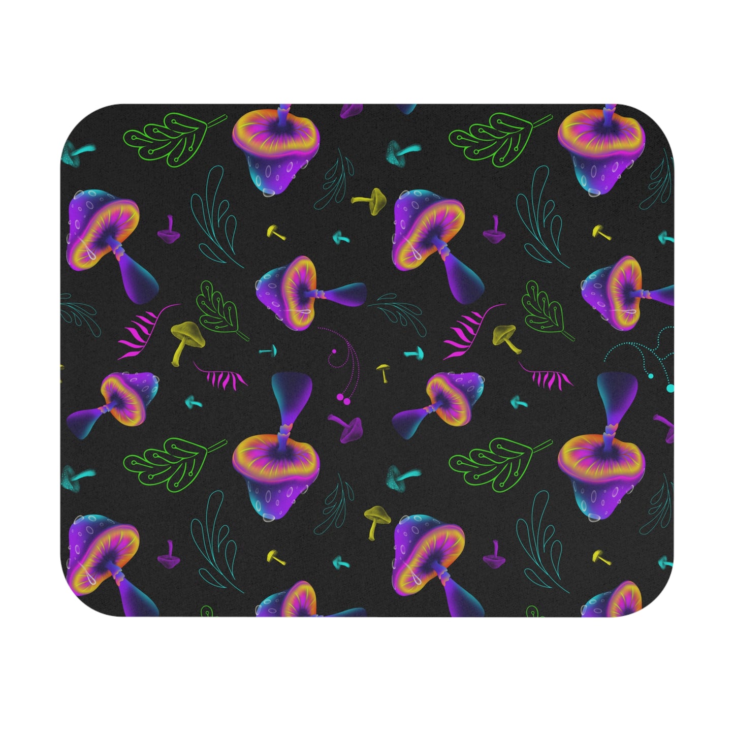 Colorful Mushroom Design Mouse Pad – Vibrant Gaming and Office Accessory