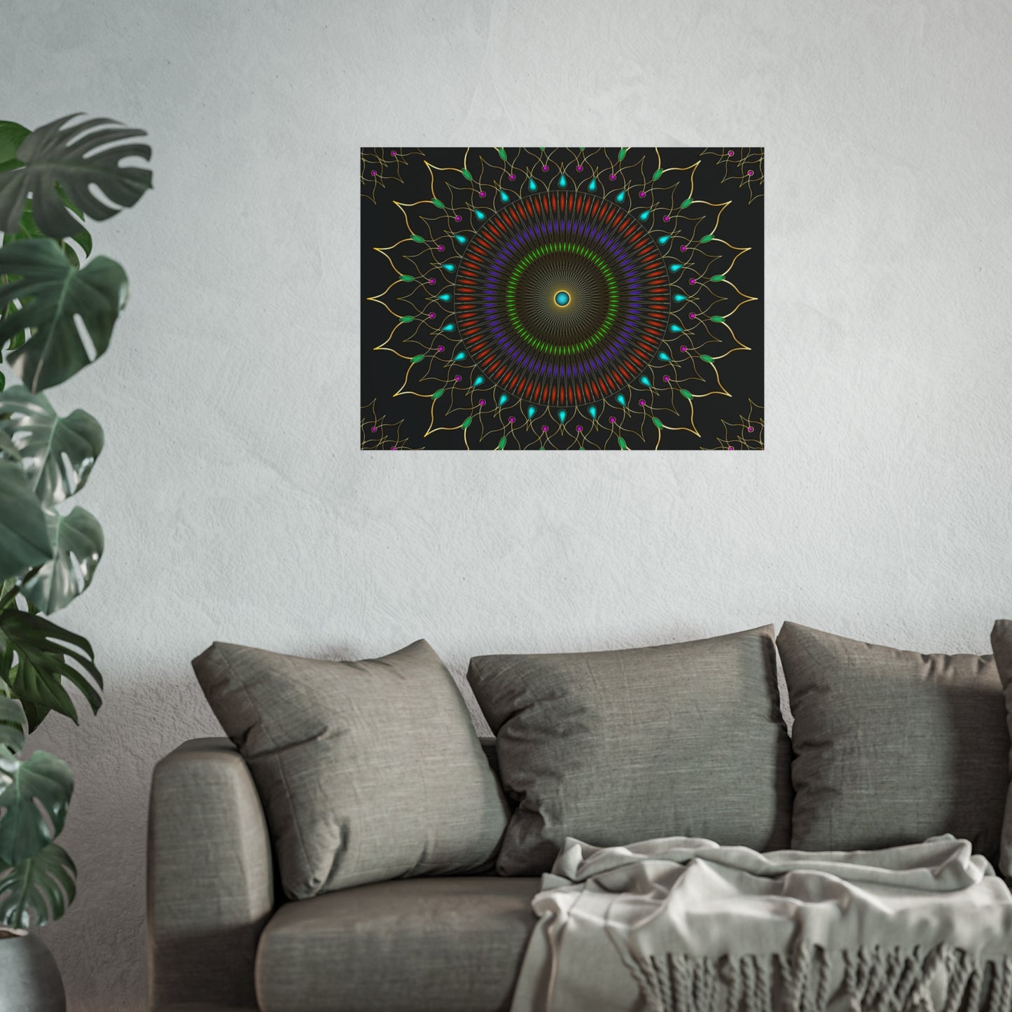 Gems Mandala Fine Art Posters