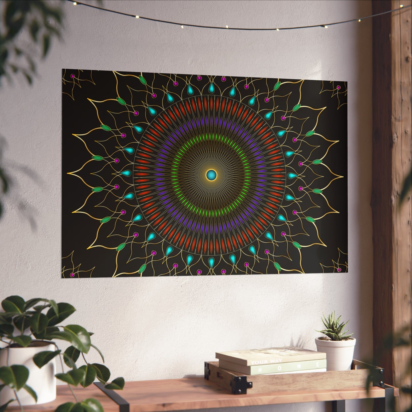 Gems Mandala Fine Art Posters