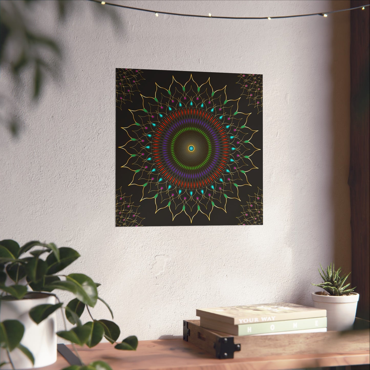 Gems Mandala Fine Art Posters