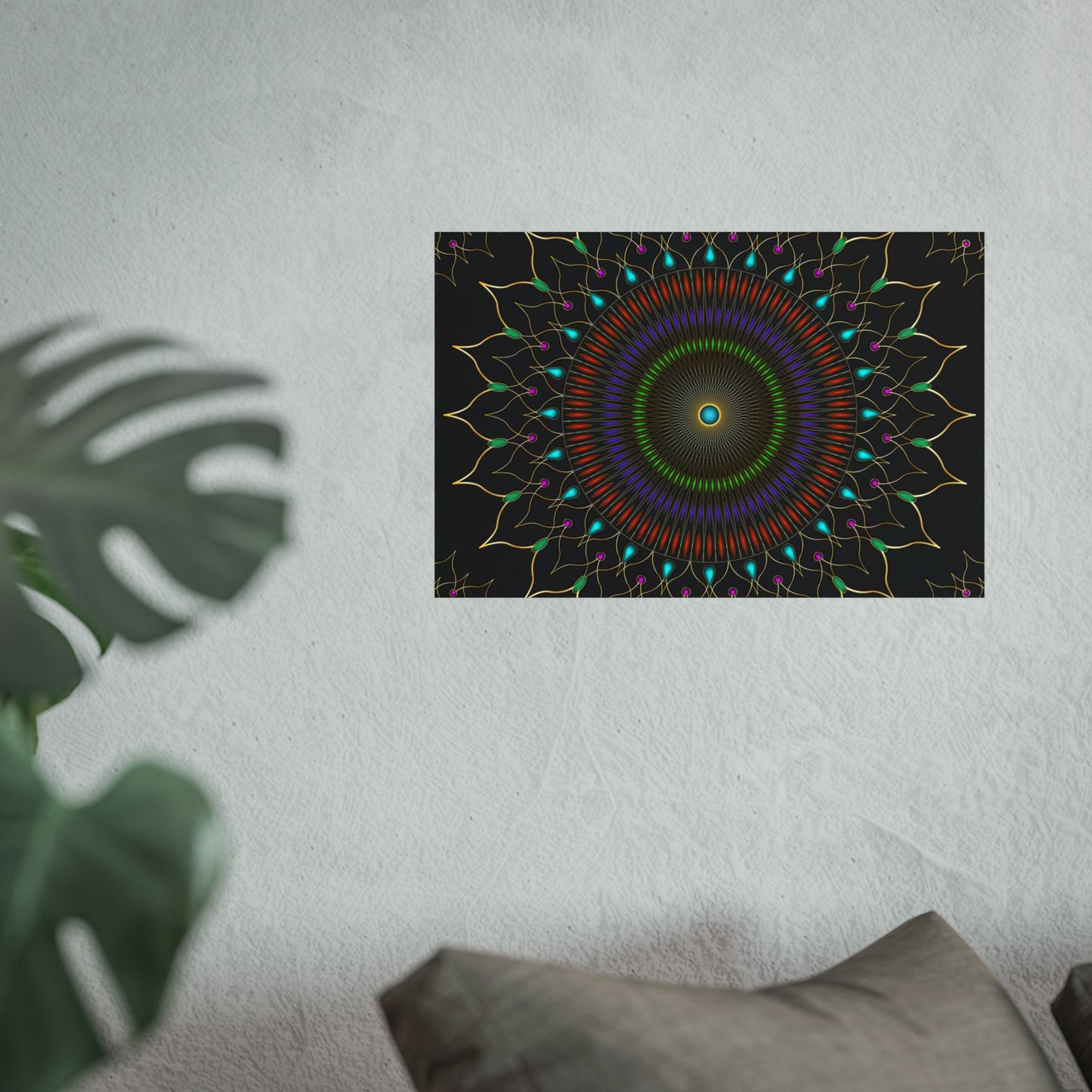 Gems Mandala Fine Art Posters