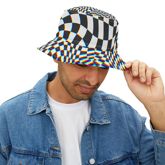 Wavy Vibes Psychedelic Bucket Hat