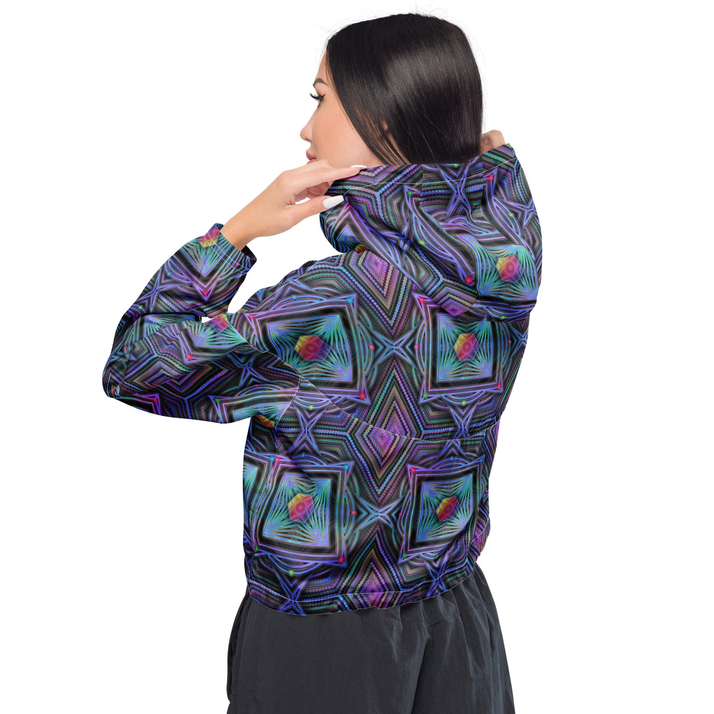 PsyHex Women’s cropped windbreaker