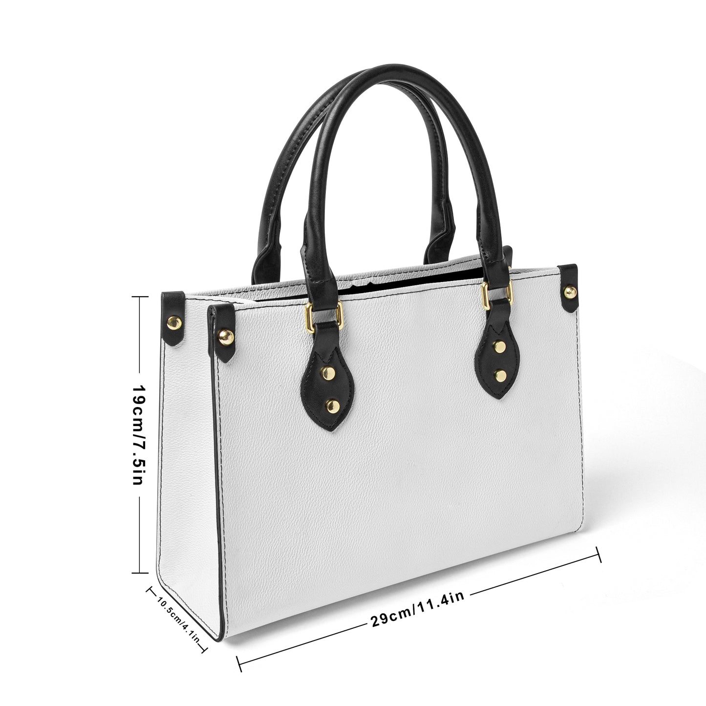 Women's Tote Bag With Black Handle