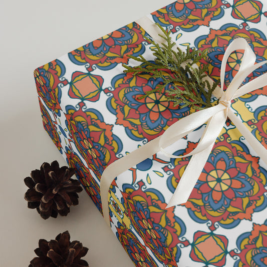 Mandala Flower Wrapping paper sheets