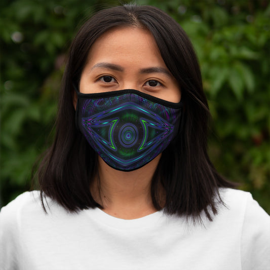 Third Eye Fitted Polyester Face Mask