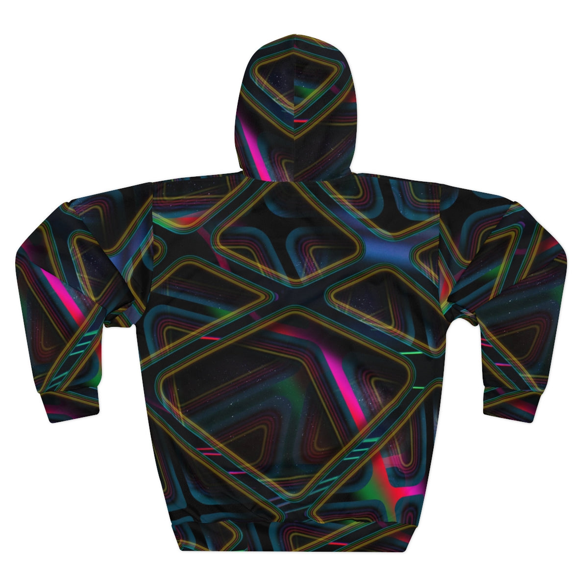 Geometric Pullover Hoodie