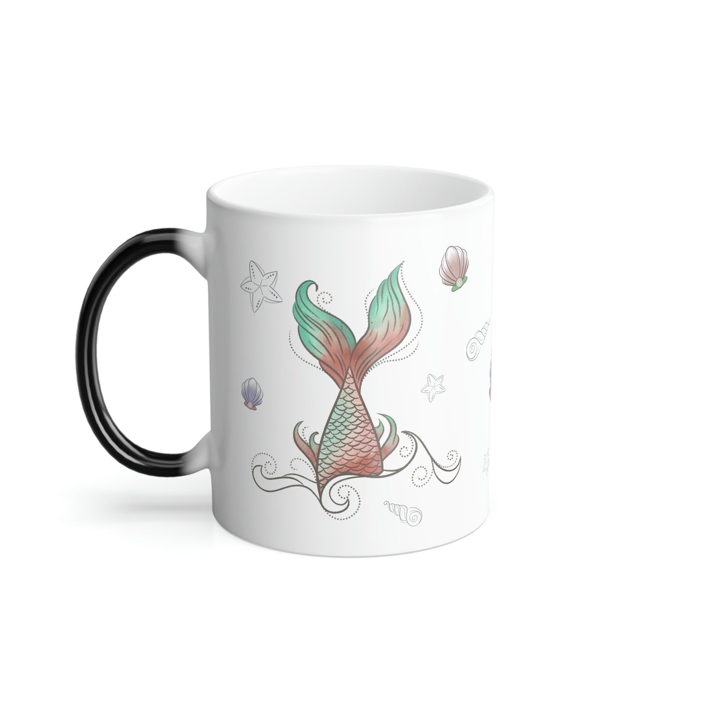 Mermaid Color Morphing Mug, 11oz
