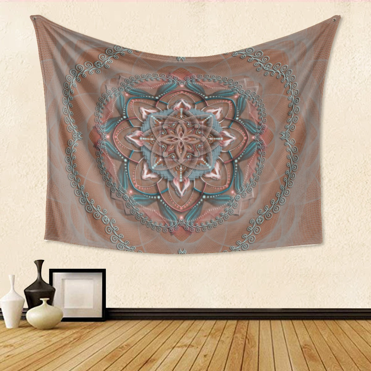 Mandala Single-Side Print Tapestry