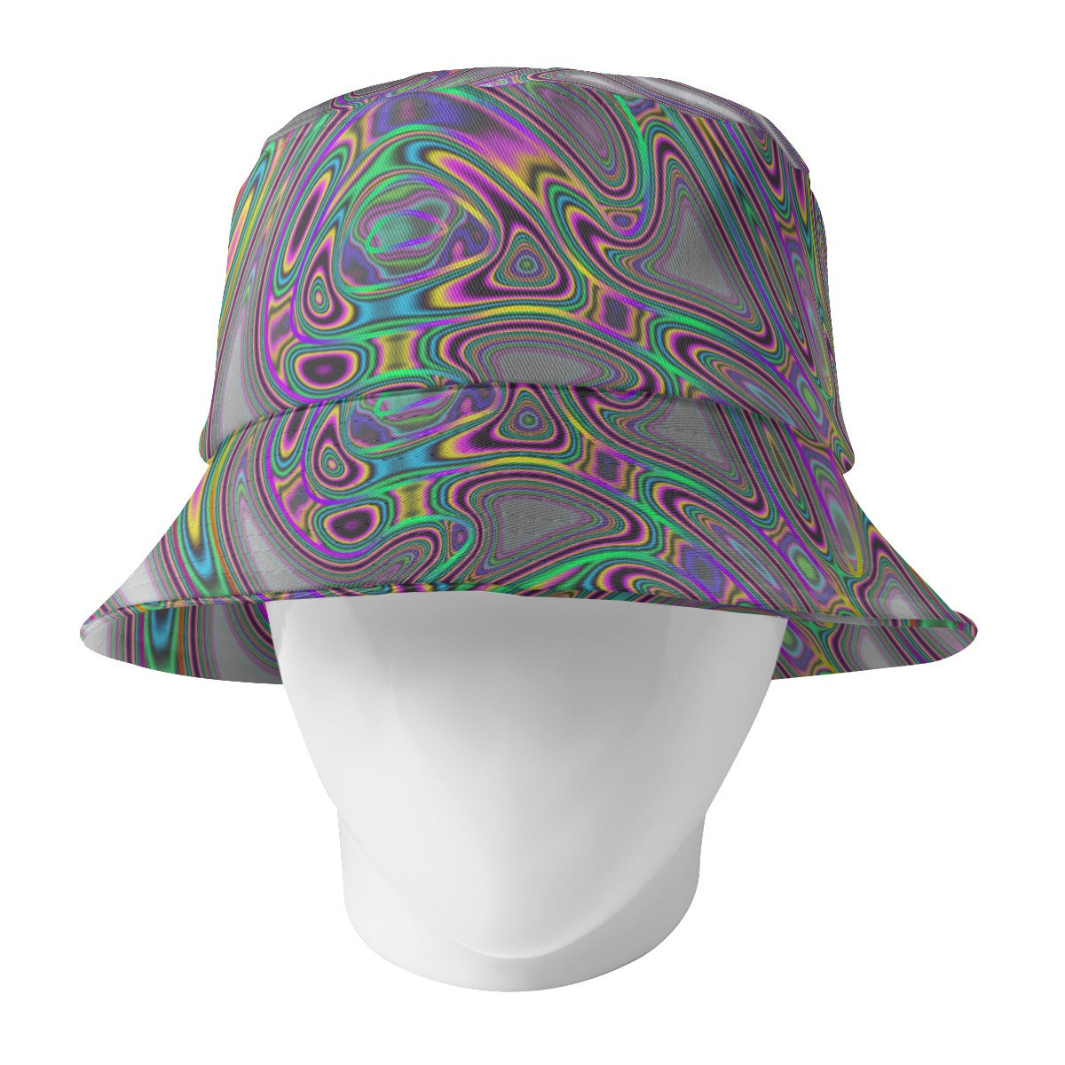 PsyBlob Double-Side Printing Fisherman Hat