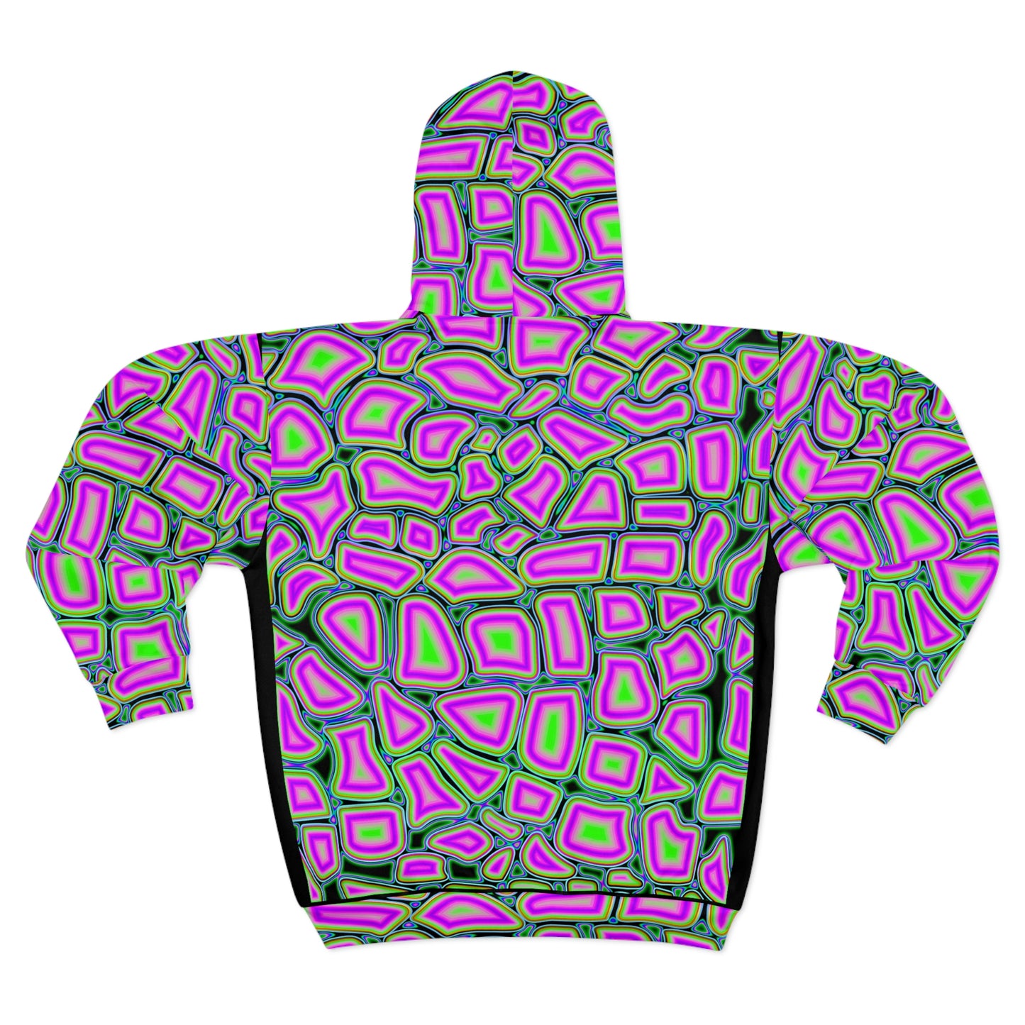 Lizard Pink Unisex Zip Hoodie