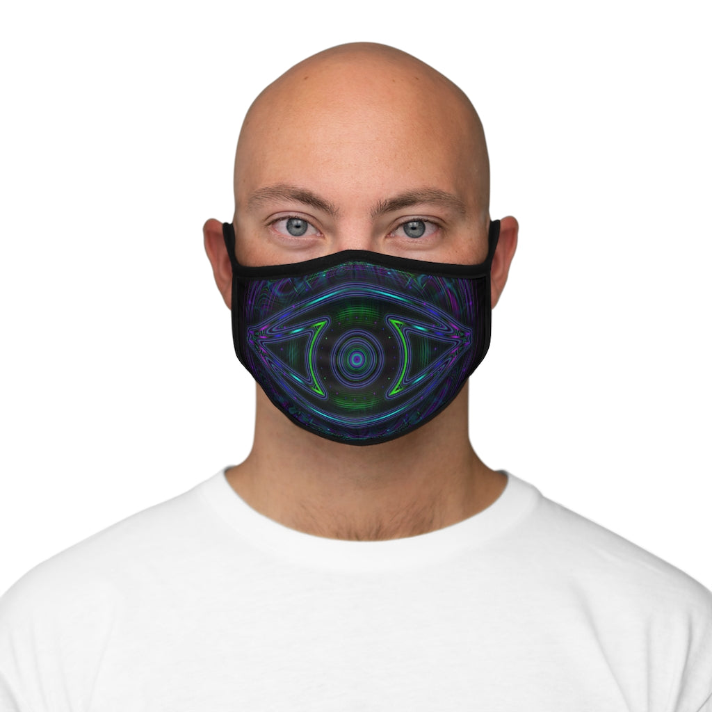 Third Eye Fitted Polyester Face Mask
