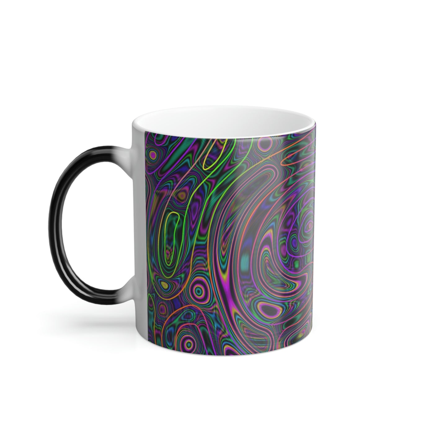 Psychedelic Color Morphing Mug, 11oz