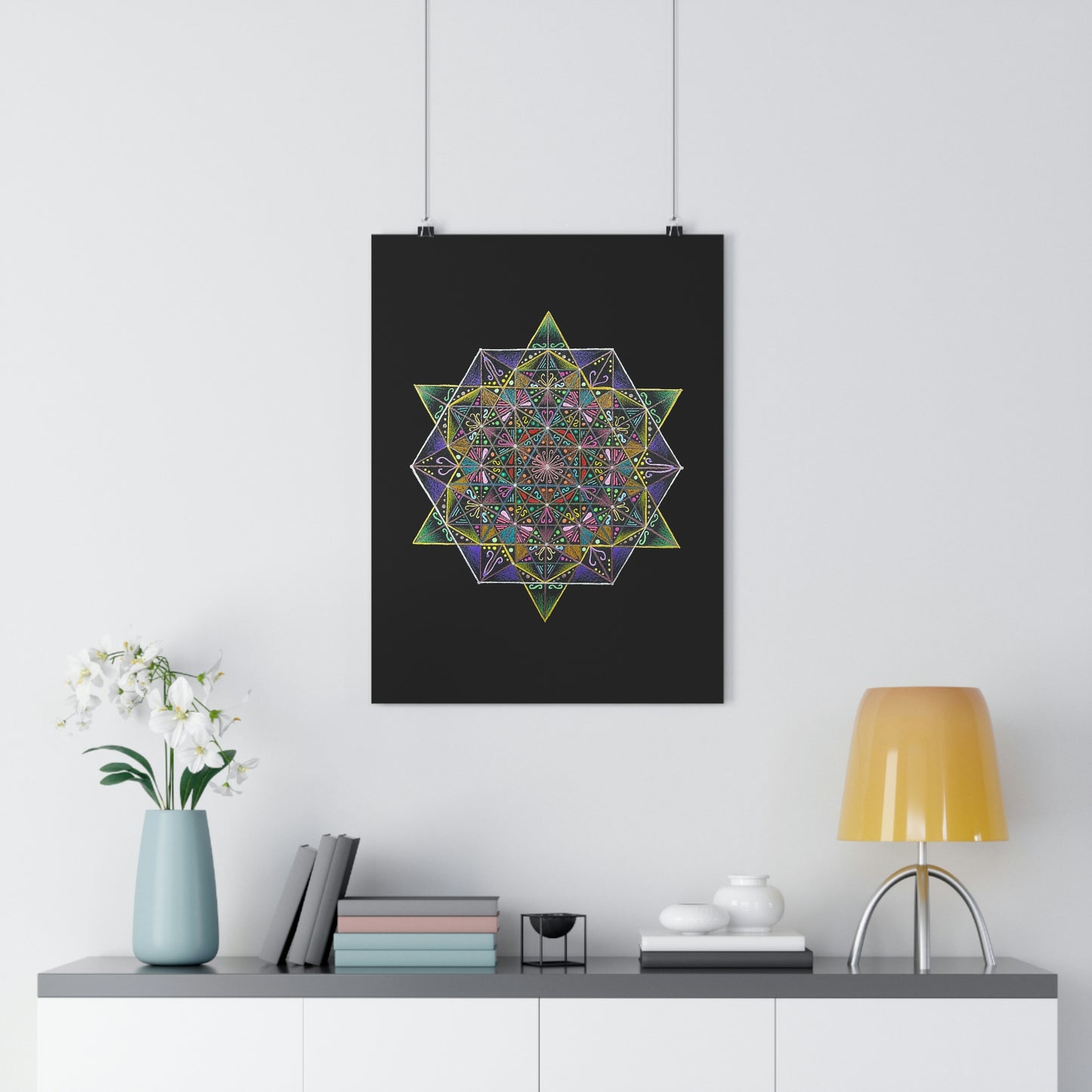 Tetrahedron Giclée Art Print