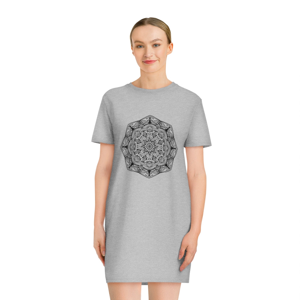 Eco Friendly Mandala T-Shirt Dress