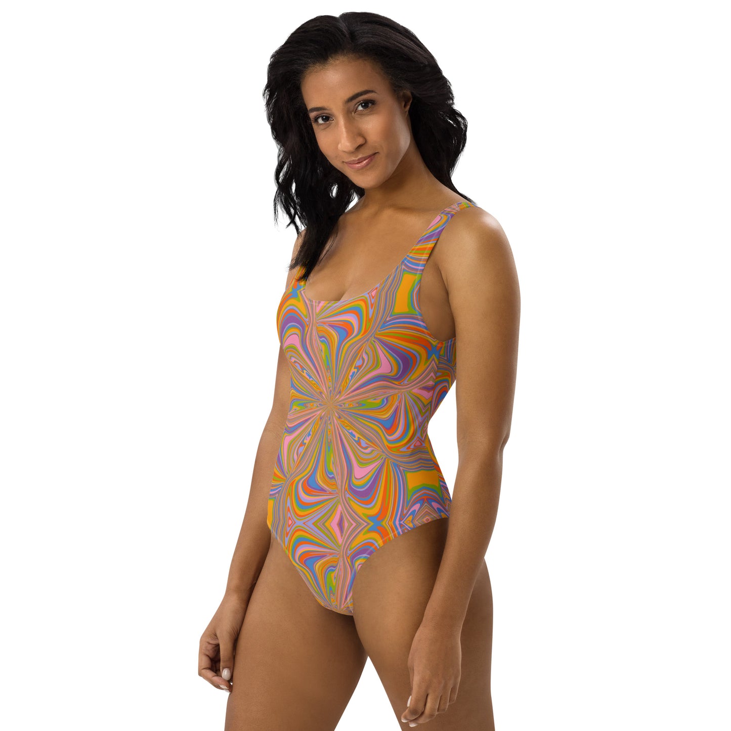 70's Style One-Piece Swimsuit