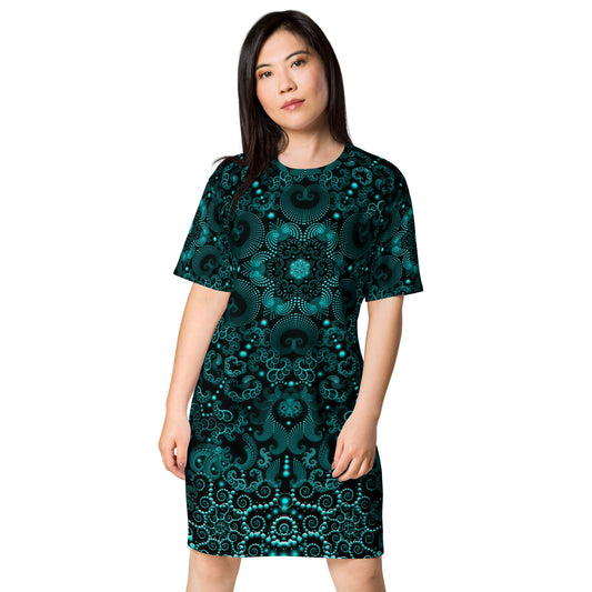 Fractals T-shirt dress