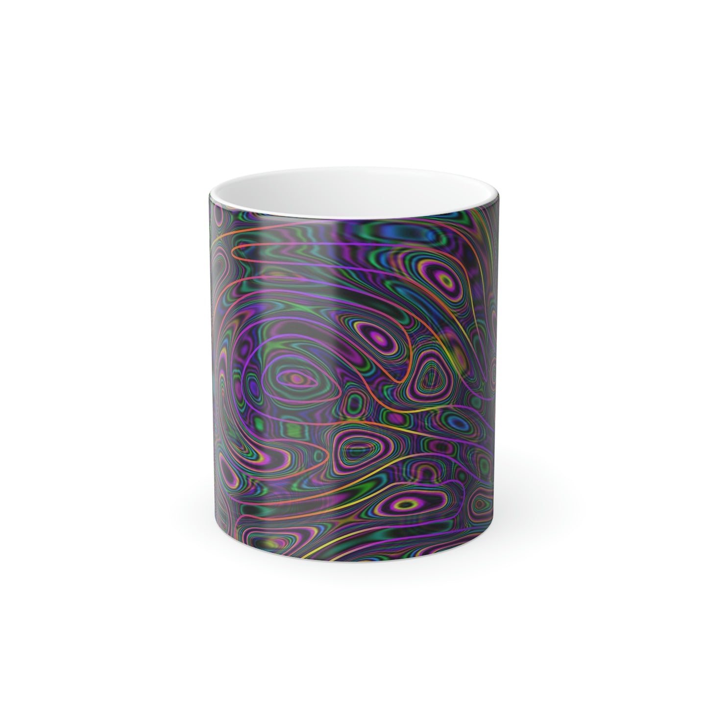 Psychedelic Color Morphing Mug, 11oz
