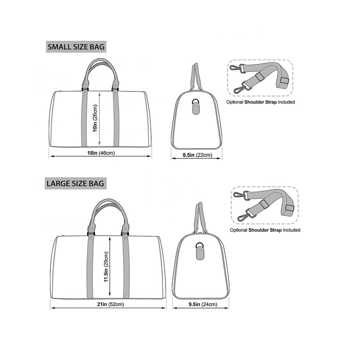VS Alien Monogram Brand Duffle Bag