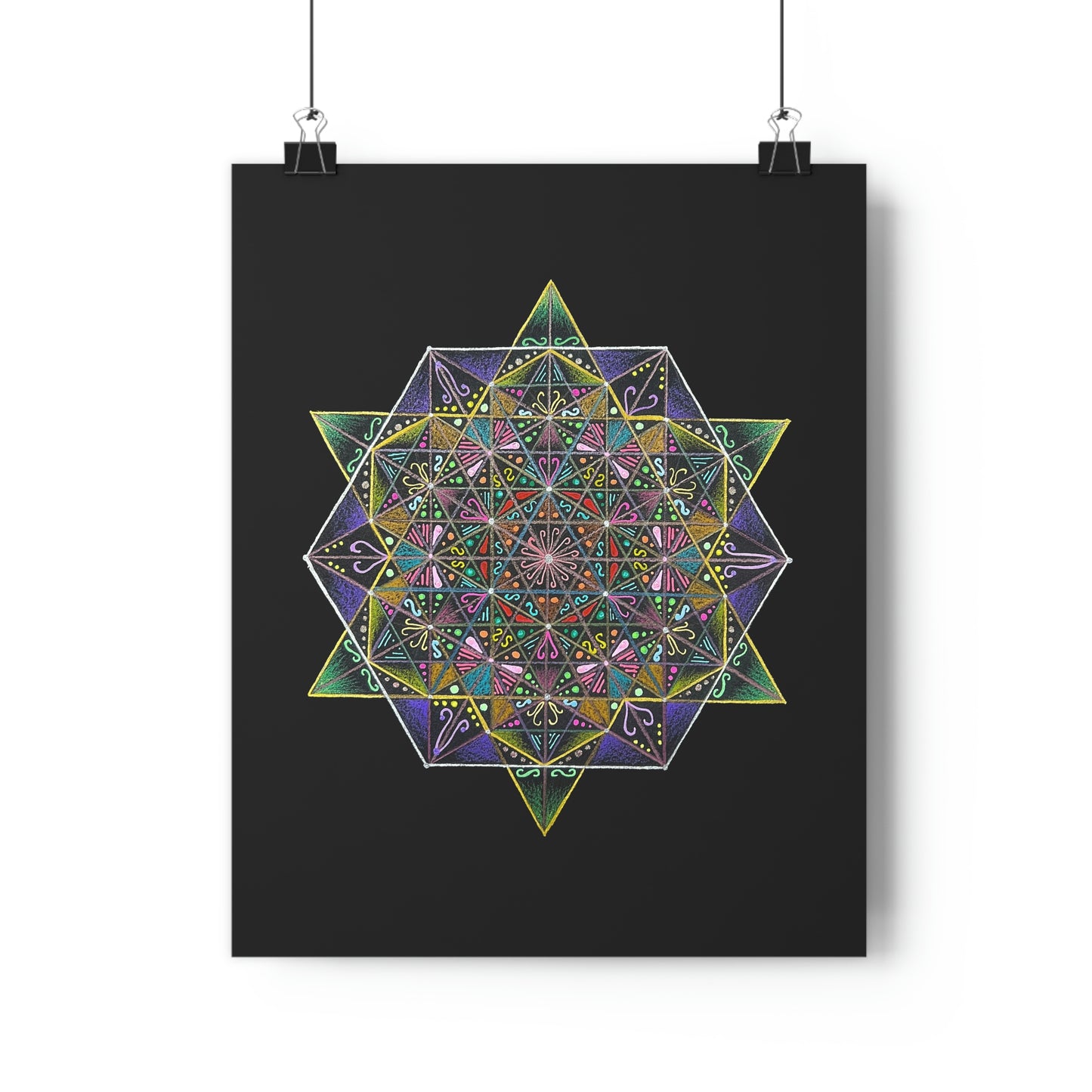 Tetrahedron Giclée Art Print
