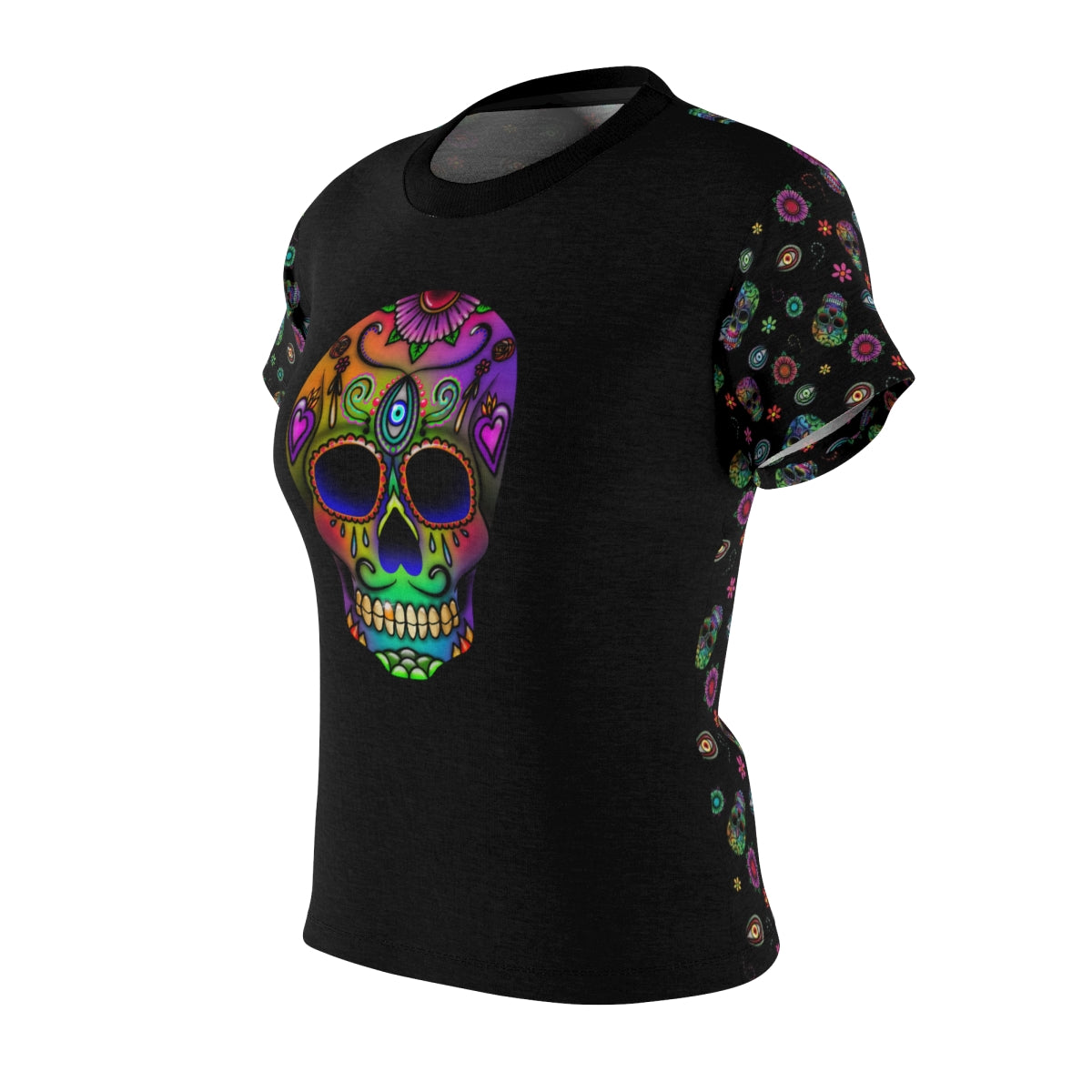 Sugar Skull Women's AOP Cut & Sew Tee