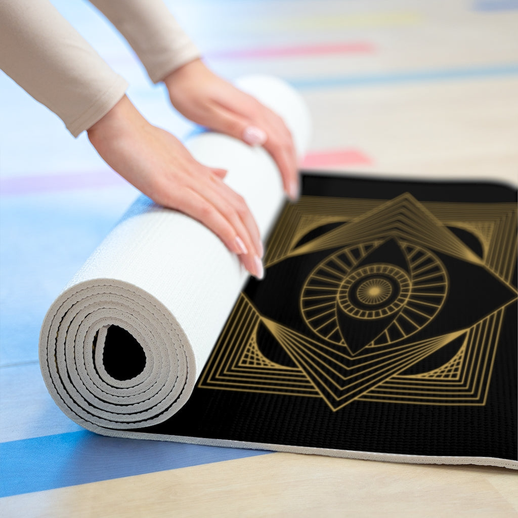 Foam Yoga Mat - Golden Eye